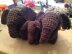 Crocheted Elephant Family