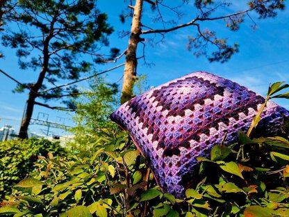 Blueberries Bouquet Granny Cushion