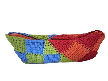 Asymmetrical Pencil Case.