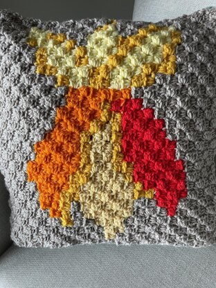 Ornamental Corn C2C Blanket Square