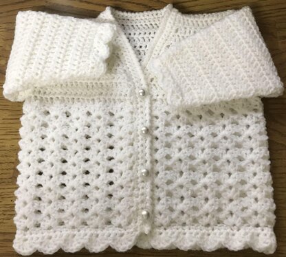 Baby Cardigan Crochet Pattern (1025)