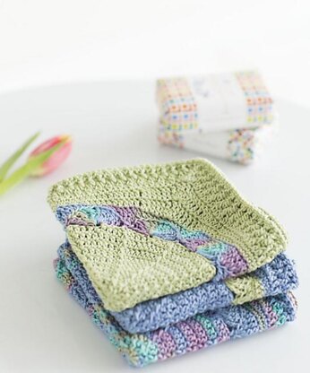 Water Lily Washcloths