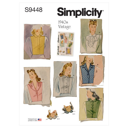 Simplicity Misses' Dickey Set S9448 - Paper Pattern, Size S-M-L