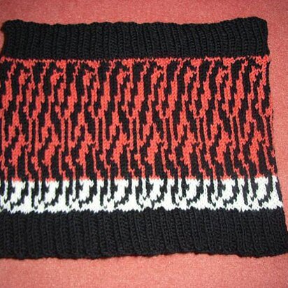 Tiger stripes cowl