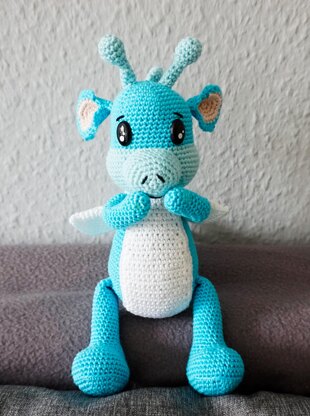 Crochet Pattern for the dragon Drachi