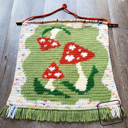 Mushroom Love Wall Hanging