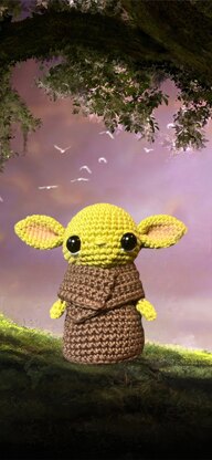 Free Baby Yoda Inspired Fan Art Pattern