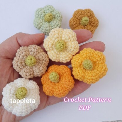 Mini pumpkin crochet pattern