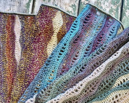 Spanish Sunset Shawl