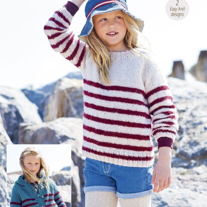 Sweater and Hoodie in Stylecraft Grace Aran - 9932 - Downloadable PDF
