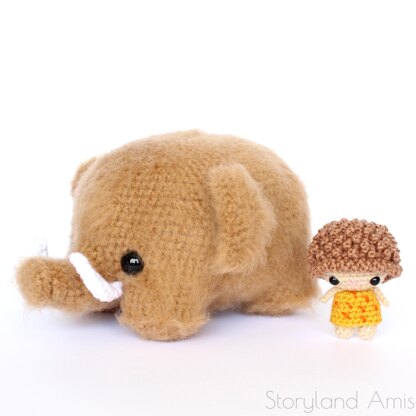 Cuddle-Sized Woolly Mammoth and Caveboy