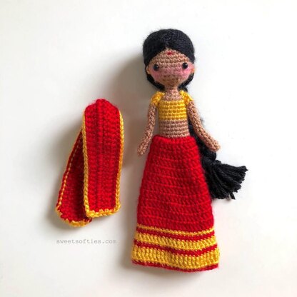 Crochet indian doll patterns on sale