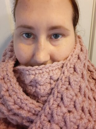 Fluffy Clouds Infinity Scarf