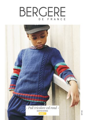 Boy Sweater in Bergere de France Barisienne - M1146 - Downloadable PDF