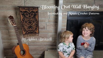 Blooming Owl Wall Hanging