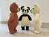 Bear Crochet Bundle: Teddy, Panda, Polar Bear Amigurumi (PDF Pattern)