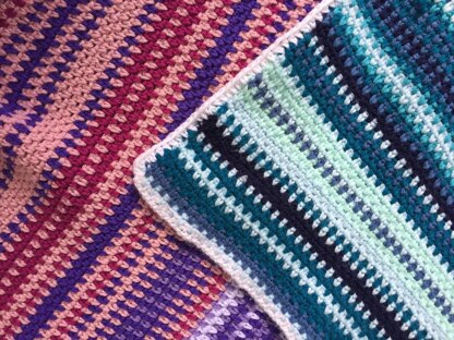 Temperature Blanket Historical Year Long Crochet Along Throw Afghan