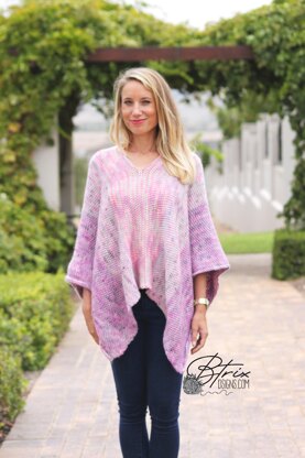 Tunisian Square Poncho