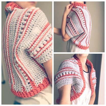 Crochet Pattern - Tunnels Shrug