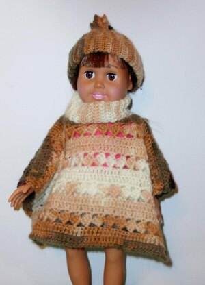 Dolly Poncho and Hat