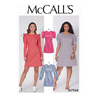 McCall's Misses' and Women's Dresses M7968 - Sewing Pattern