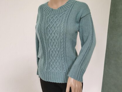 Cable sweater woman Brenda