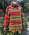 Check-Mate Basket Stitch Sweater with Separate Cowl
