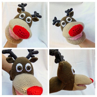 Reindeer, hand puppet