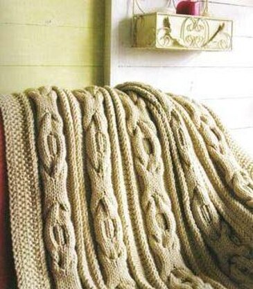 Chunky Cable Blanket