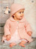 Coats and Hat in Rico Baby Teddy Aran - 461