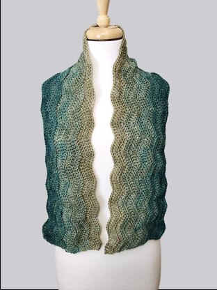 Mystic Ripple Scarf