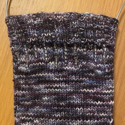Icicle sock - knitting pattern