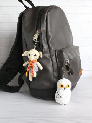 Owl Hedwig keychain / Harry friends