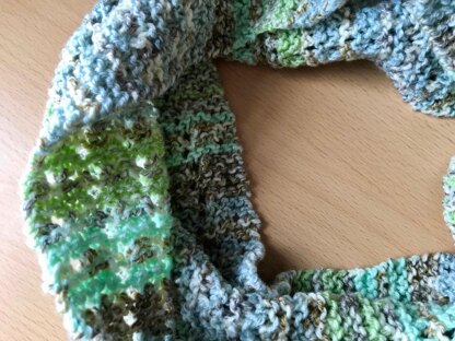Ava Lace Infinity Scarf in King Cole Drifter DK
