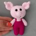 Amigurumi little pig