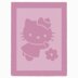 Hello Kitty Knit Baby throw, small childs afghan