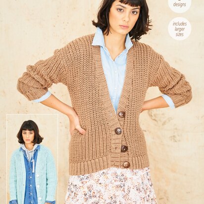 Cardigans in Stylecraft Special Chunky - 9772 - Downloadable PDF