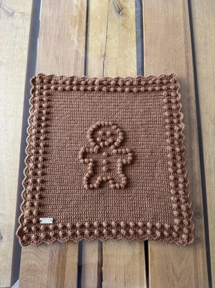 Gingerbread Man Baby Blanket