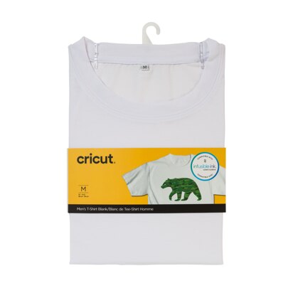 Cricut Men's T-Shirt Blank, Crew Neck - Medium
