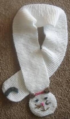 Easy Toddler Cat Scarf