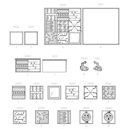 Simplicity Fidget Pages, Quilt, Zipper Case and Key Fob S9575 - Paper Pattern, Size OS (One Size Only)