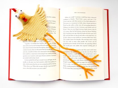 Chicken Bookmark Crochet Pattern