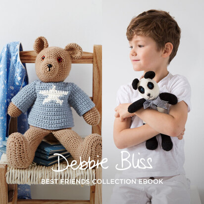 Best Friends Collection Ebook -  Toy Crochet Patterns for Kids in Debbie Bliss Rialto DK & Rialto 4ply