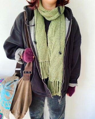 Climbing stairs scarf