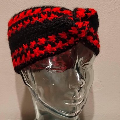 Twisted Lattice Ear Warmer