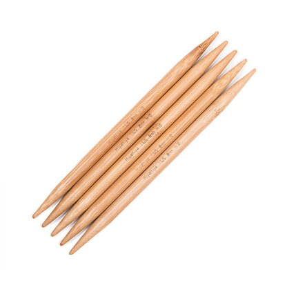 HiyaHiya Bamboo Double Pointed Needles 15cm (Set of 5) - 8.00mm (US 11)