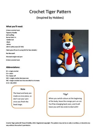 A Friendly(ish) Tiger