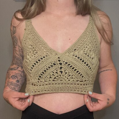 Boho Granny Square Bralette