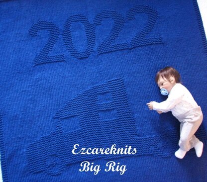 Big Rig Blanket Knitting Pattern