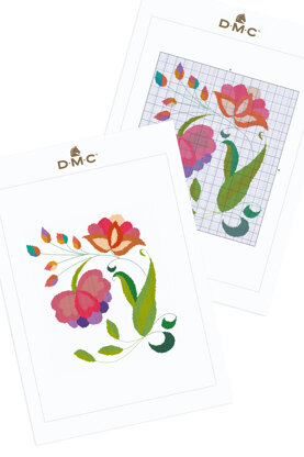 Mexican Spring Bloom in DMC - PAT0588 - Downloadable PDF